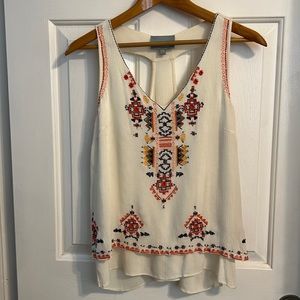 Embroidered Boho Summer Top